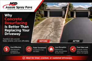 Why Concrete Resurfacing Is Better Than Replacing Your Driveway