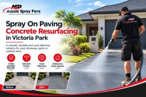 Spray On Paving Concrete Resurfacing in Victoria Park