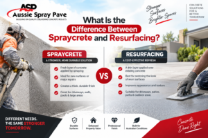 What Is the Difference Between Spraycrete and Resurfacing